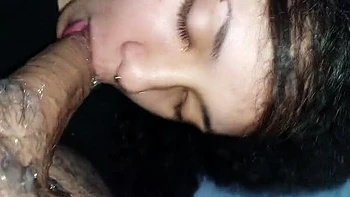 Breathless Deep Throat Blowjob - Horny Rei da Safadeza Devours Huge Cock in POV