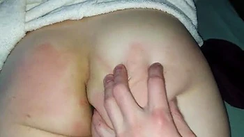 Hard Spanking Punishment for 18 Year Old Step Sister - Rough BDSM Anal Fucking