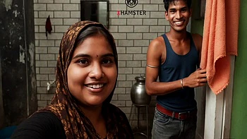 Indian Desi Newaly Merried Beautiful Couple Outdoor By -snapchat143