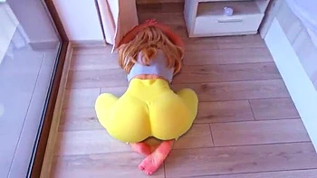 Yoga Trainer Fucks Blonde Teen in Class - Creampie & Squirting Orgasm