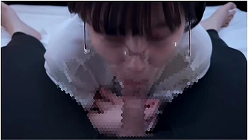 変態彼女出していいよ...精子欲しさにお願いして口いっはいにして飲みこんてこっくん Cum In Mouth Gokkun