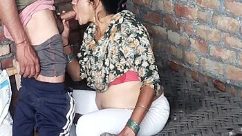 Neighbor Uncle Fucks Indian Maid Sister-in-Law's Big Tits While She Cleans House POV HD