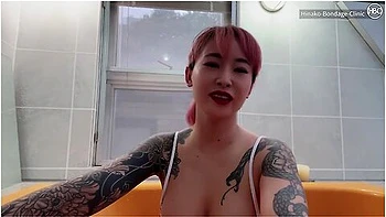 Japanese Beauty Girl Plays Extra Large Big Anal Dildo