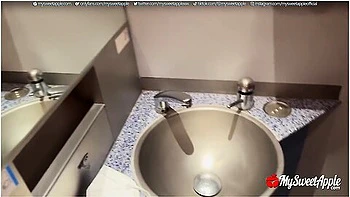 Public Sex In The Train, Risky Flashing, Doggystyle And Cumwalk / Real Amateur Couple