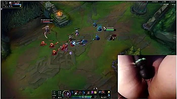 The Vibrator Causes My Whole Body To Shake League Of Legends #3 Luna With Gamer Girl
