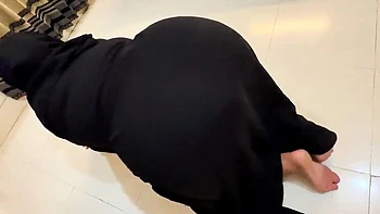 Hot Muslim Maid Stuck Under Bed Begs For Anal Fuck From Owner - Aria Mia Big Ass Doggy Style