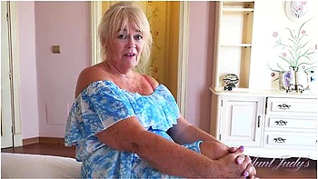 Your Mature Gilf Stepmom Randy Raz Catches You With Her Panties (pov)