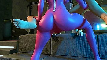 Thick Cyberpunk Futa Shemale Fucks Missionary Anal With Car Toon