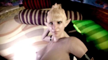 Missionary Pounding A Horny Ladyboy Elf Ass