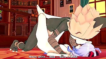 Ganyu De Genshin Impact Es Fol Da Muy Rico En La Oficina De Jeans With Verified Amateurs