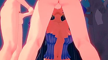 Anime Hentai In Kuroinus Olga Gets Herself A Bukkake Makeover