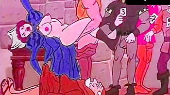 Car Toon In Retro Orgy