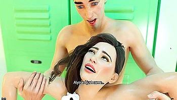 Fucking A Gym Girl In The Bathroom Of Gym Hardcore Fuck Anime