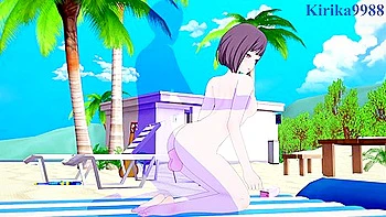 Ena Shinonome And I Have Intense Sex On The Beach. - Project Sekai Hentai