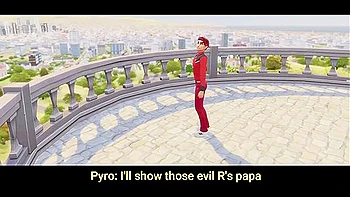 Hailey Rose And Car Toon In Test Video