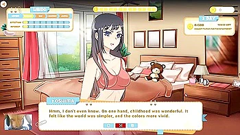 Does She Only Has Panties And Bra? - Yoshima Hentai Simulator - 18 Years