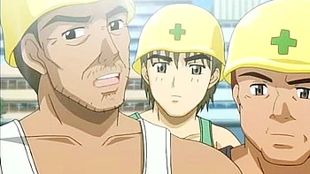 Muscular Woman In Hentai Cartoon Fucks Teenager 18+ In Shower