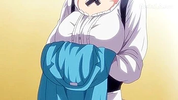 My childhood friend's maid is putting it between her breasts and thrusting into it.