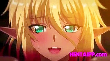 Busty elf gets intimate with a human outdoors and gets creampied during outdoor sex