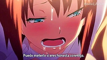 The anus is penetrated and the pussy is also inserted and creampied.