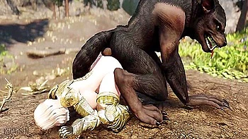 Elf Sluty Warrior Fucked By A Big Werewolf 2.5