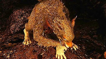 Khajiiti teen 18+ Pounded By Imprisoned Werewolf