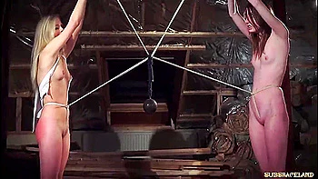 Bdsm Punishing Two Hot Slaves Using Leather Whip 11 Min