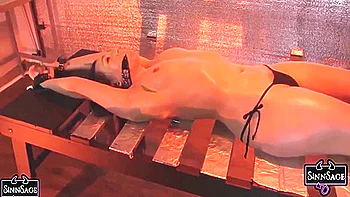 Bdsm Lover Sinn Sage Gets Exposed On The Bed While Her Lover Watch! 10 Min