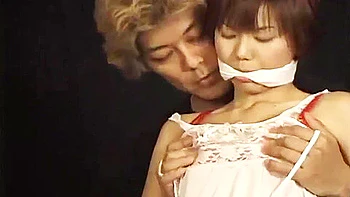 Japanese Girl Rope Bound And Pilloried