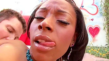 Broke Brown Anus - Black Beauty