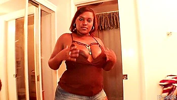 Saucy Ebony Fatty Exciting Xxx Clip