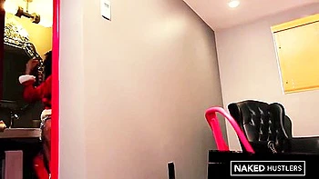 Booty Ebony Jayla Foxx Fucked Hard Before Christmas Party