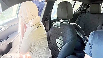 First Dogging In France. My Muslim Hijab Wifes First Fuck With A Stranger
