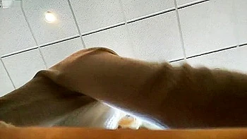 Lustful Blonde Publicly Brings Her Pussy To Orgasm In A Diner Toilet