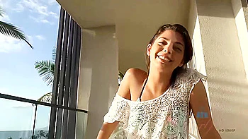 Gina Valentina - She Slithers On To The Bed With Her Ass Straight Up