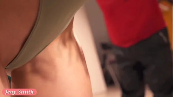 Erotic stretching class prank with Jeny Smith