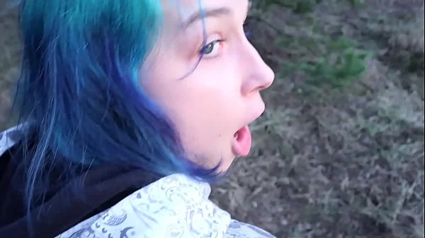 Fucked a singing girl in the woods by the road | Laruna Mave