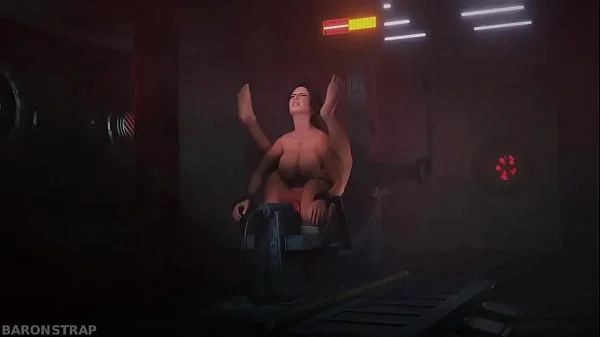 Lara Croft in the Orgasm Machine