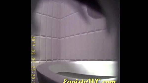 Girls pee in the toilet and show their wet vaginas. EgoisteWC (Pussy Collection 1)