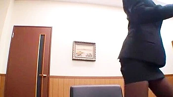 Hottest Japanese girl Akari Asahina in Horny Masturbation, Secretary JAV video