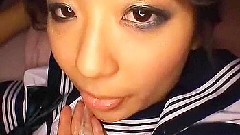 Hottest Japanese model Ai Kawamoto in Crazy POV, Facial JAV clip