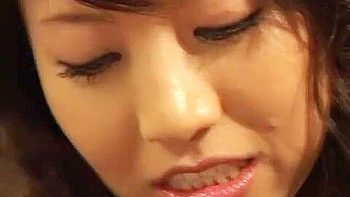 Exotic Japanese whore Kozue Morino in Hottest Stockings, Cunnilingus JAV clip