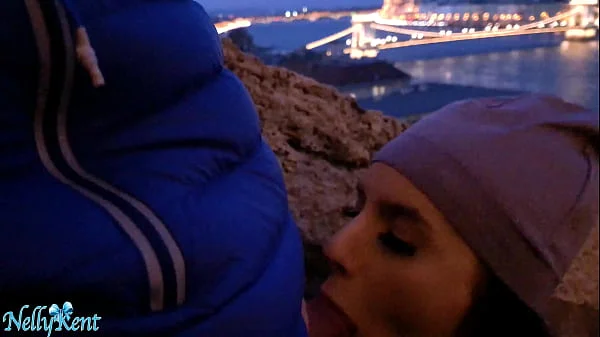 For REAL! we got caught doing a public blowjob