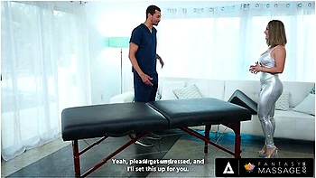 Masseur Cant Resist Betty Foxxxs Hot Ass And Fucks Her Perfect Butthole