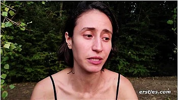 Rachel Loves To Masturbate With Flowers Outdoor