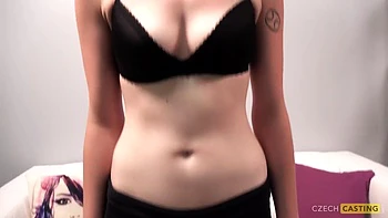 Blonde Teen 18+ Lucie Oiled Up On The Casting Couch