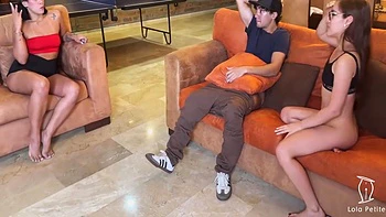 I Fucked My Exchange Partner With My Stepsisters! While Our Parents Were Not At Home! - Nathan Broski, Kylei Ellish And Dirty Lola