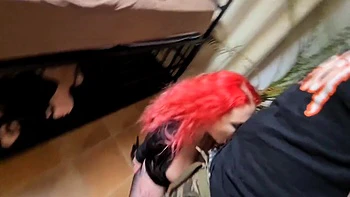 Dominatrix Fucked Up In Front Of Slave Sow By The Punter