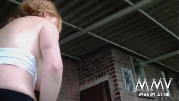 Redhead cutie Nicole S fucking in threesome