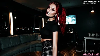 I Invited A Beauty For Tea, And She Preferred My Hot Cock, Fucked Her In The Ass And Filled Her Pussy With Cum [Ai Generated]